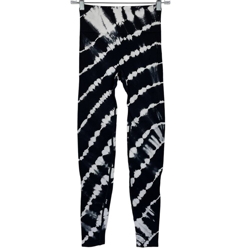 Victoria Secret Seamless Black White Athletic Hiking Yoga Women's Leggings XS